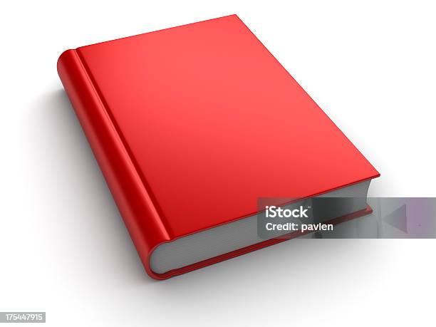 3 D El Libro Rojo Aislado Sobre Fondo Blanco Foto de stock y más banco de imágenes de Conceptos - Conceptos, Datos, Educación