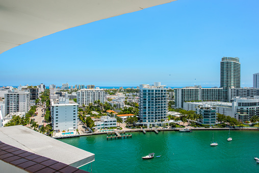 Photo taken from a private residence somewhere in Miami Florida