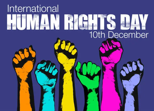 Vector illustration of International Human Rights Day