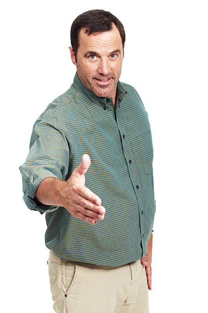 istock Pleased to meet you 175449030