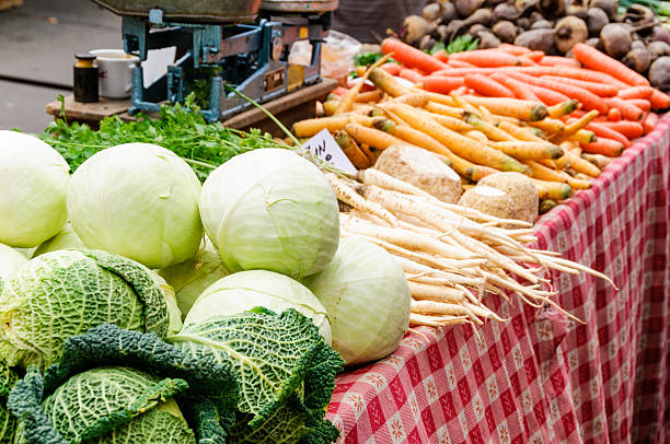 istock Fresh produce at a farmers market 175449643