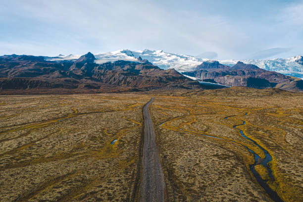 istock Drone shot of Iceland landscape 1754496562