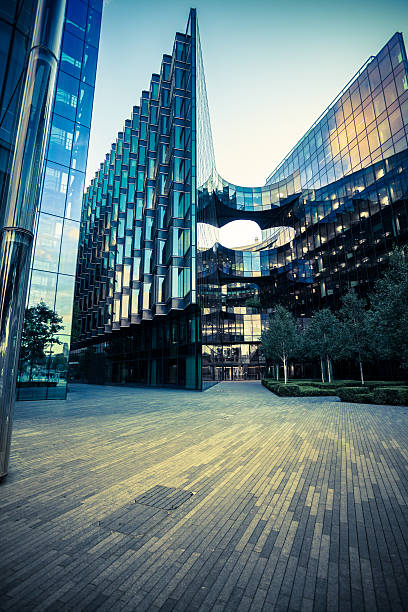 istock Crystal Office Buildings in Financial District 175449940