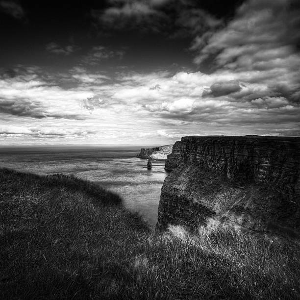istock Cliffs of Moher, Ireland, Black and White 175449990