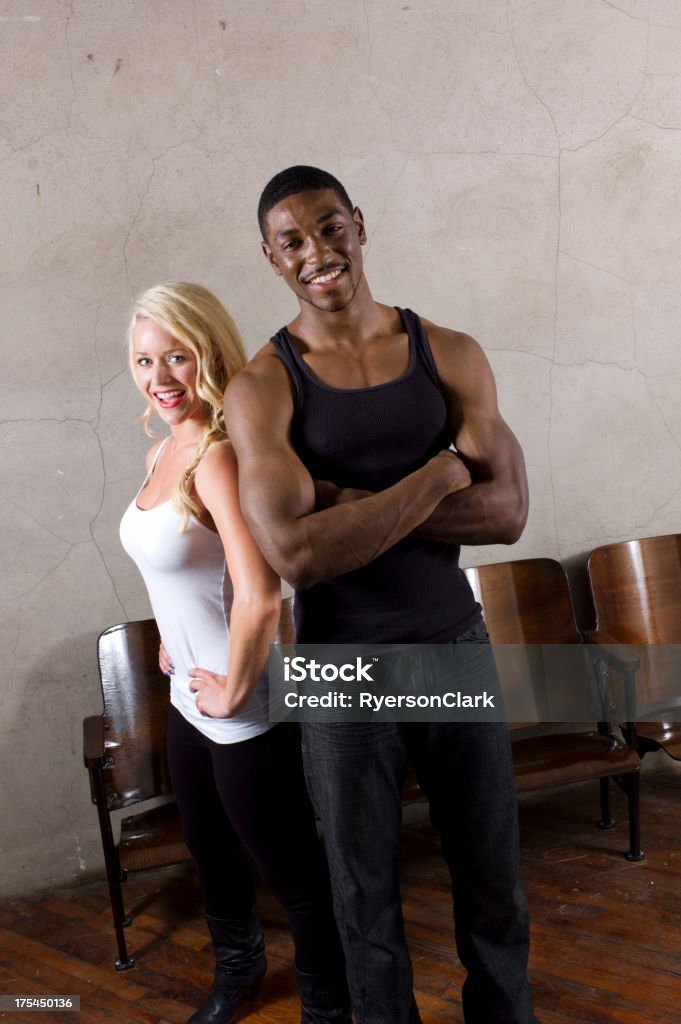 Healthy Fit Adults Very fit and healthy people. Active Lifestyle Stock Photo
