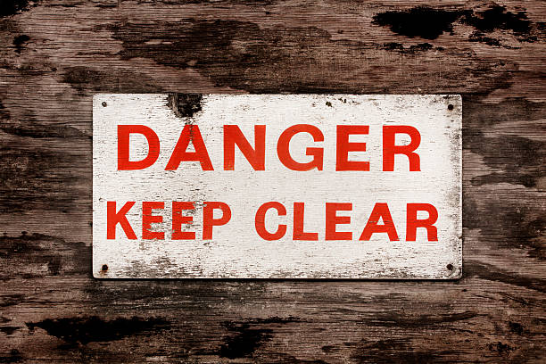 istock Danger Sign on Wood 175450215