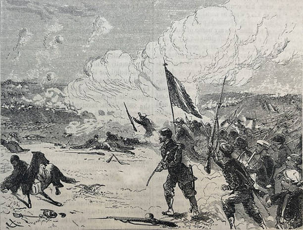 istock Antique illustration - Battle of Magenta 1754503073