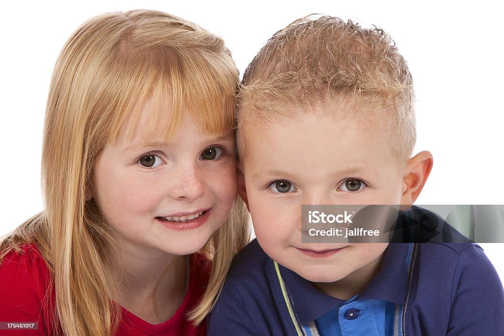 Niño y niña linda - Foto de stock de Niño pre-escolar libre de derechos