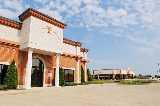 Commercial Real Estate Empty Office Building Available