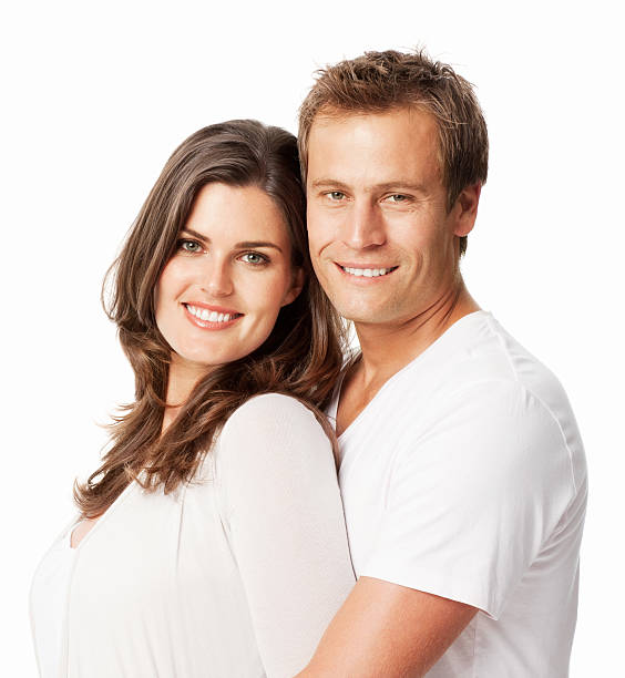 istock Lovely Happy Couple - Isolated 175452455