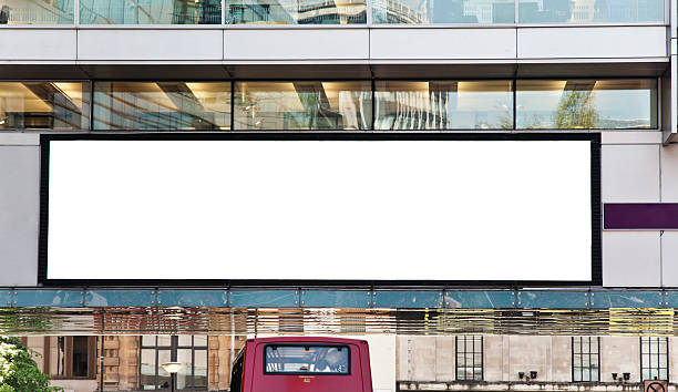 advertising digital billboard blank space in london england