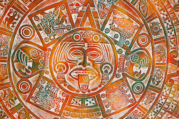Mayan Calendar stock photo