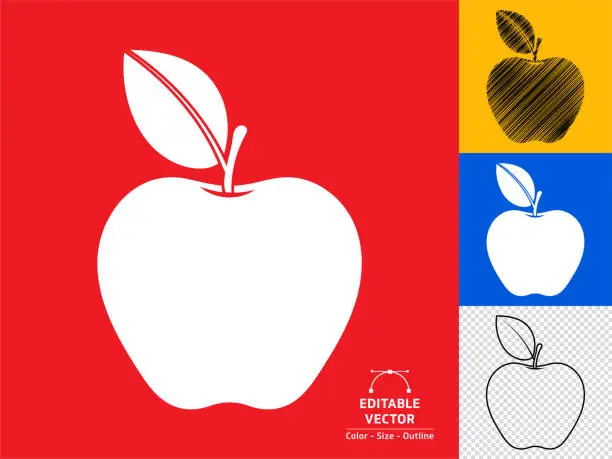 Vector illustration of Apple icon.