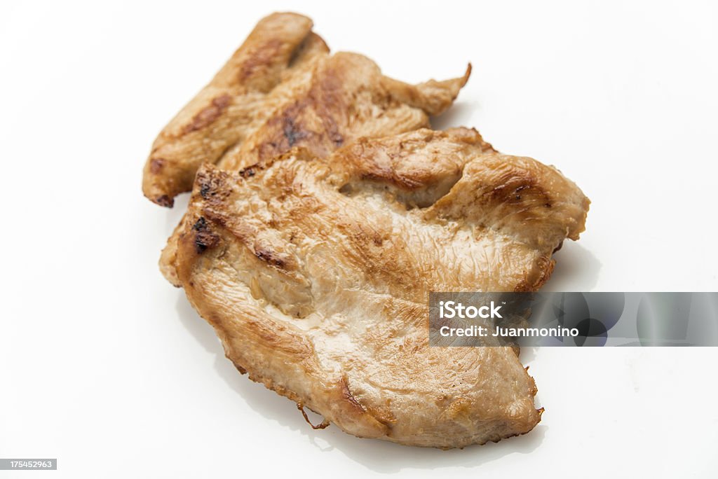 Pechuga de pollo a la parrilla - Foto de stock de Carne blanca libre de derechos