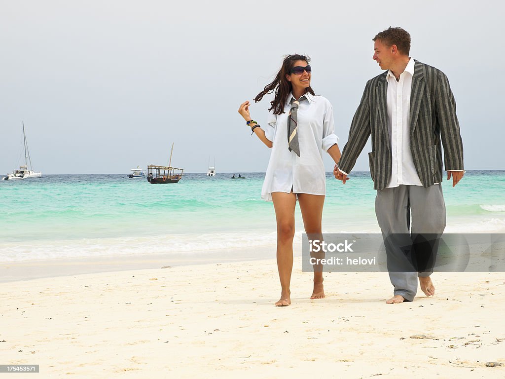 Paar am Strand - Lizenzfrei Dating Stock-Foto