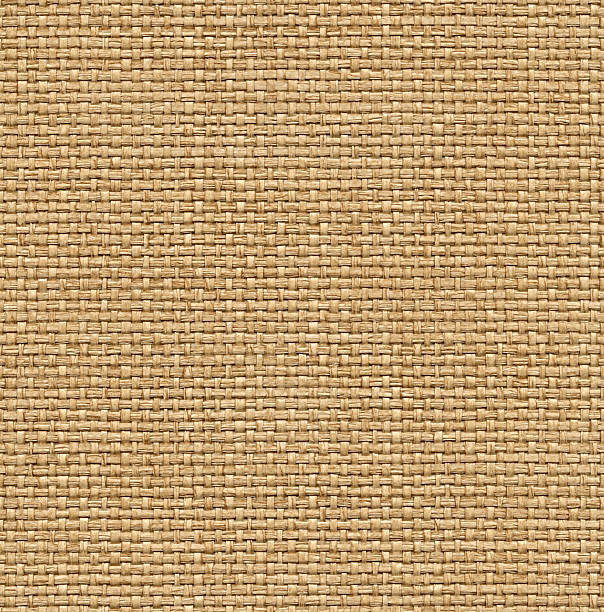 giallo sfondo di vimini senza soluzione di continuità - woven wood textured place mat foto e immagini stock