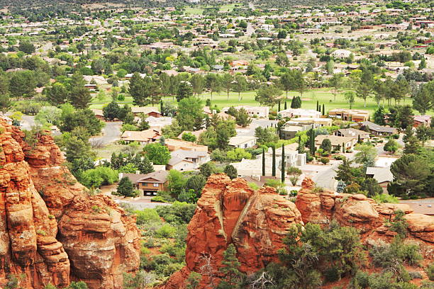 istock Village Neighborhood Community Homes 175453907