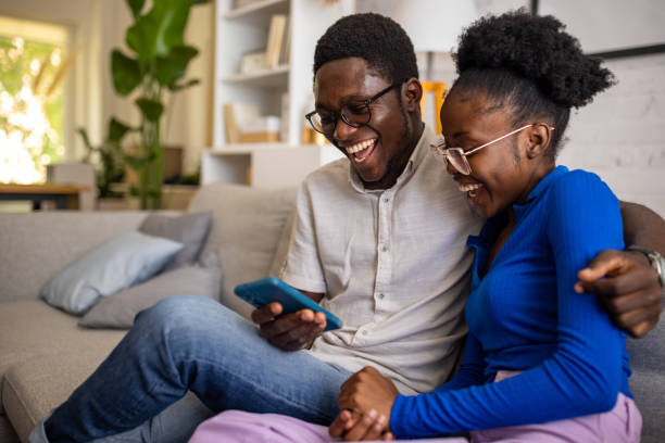 istock Couple sitting at home 1754551393