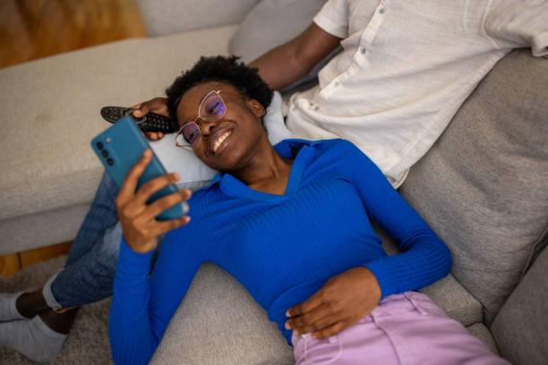 istock Woman lying in man's lap 1754553600