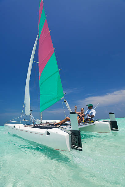 istock sports catamaran in wind 175455551