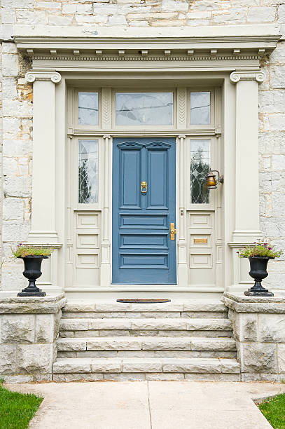 istock Limestone House With A Blue Door 175455782