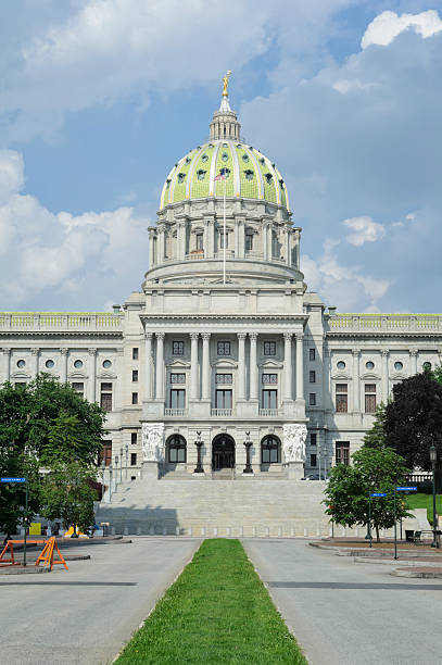 istock State Capitol Building, Harrisburg, Pennsylvania, Front View 175455809