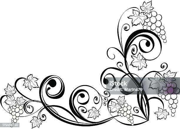 Design Elements Grapevine Stock Illustration - Download Image Now - Alcohol - Drink, Beauty, Beauty In Nature