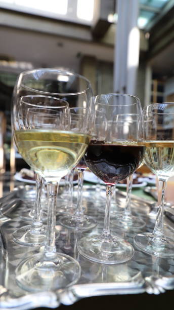 istock Wineglasses  at the banquet 1754568620