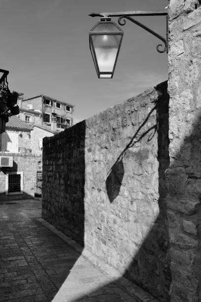 istock Small lane in Budva old town, Montenegro 1754579954
