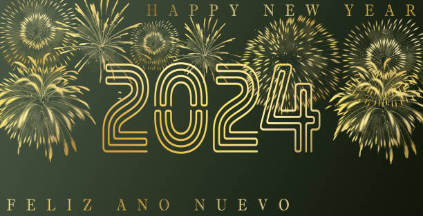 istock Creative design concept for the new year festival. 3D illustration. Fireworks. 1754583391