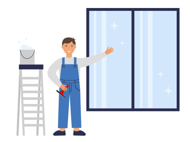 Window Claning Animation 300+ Window Cleaning Cartoons Stock Illustrations, Royalty-Free Vector ...