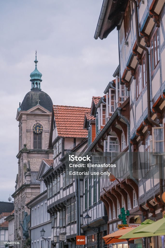 Göttingen Germania 16 Ottobre 2023 Vecchie Strade Nel Centro Di