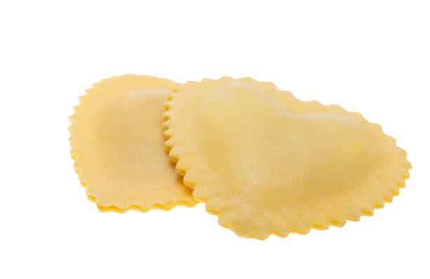 istock Italian ravioli with heart isolated 1754616136