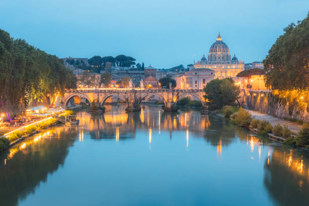 istock Saint Peter's at Night, Rome 1754617363