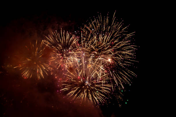 istock Fireworks illuminating the night sky 1754620786