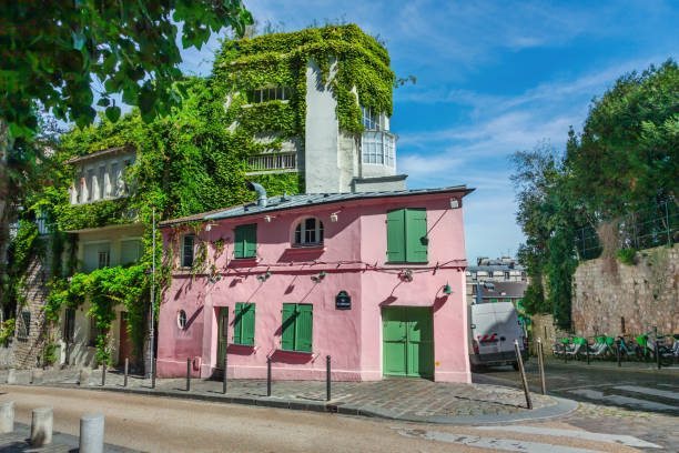 istock Street in quarter Montmartre in Paris 1754630532