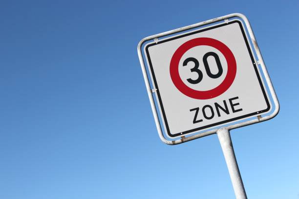 istock German road sign: start of a 30 km/h zone 1754636129