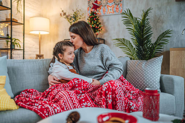 istock Mother and daughter spending time together during Christmas holidays 1754704541