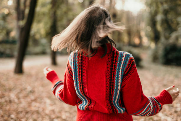 istock Beautiful woman in nature 1754729245
