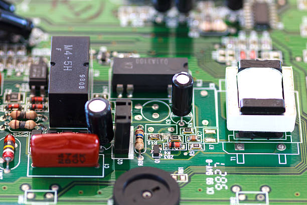 Electronic board stock photo