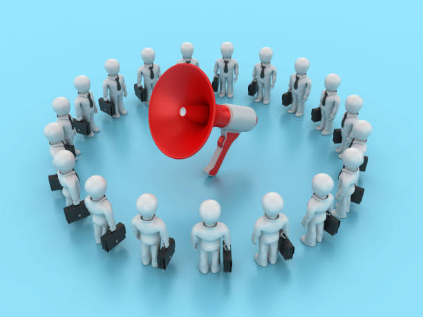 istock Cartoon Business Character with Megaphone 1754752754