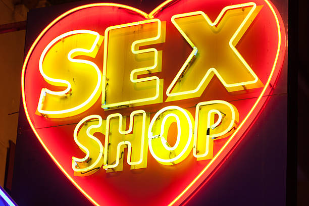 loja sexo - sex district imagens e fotografias de stock