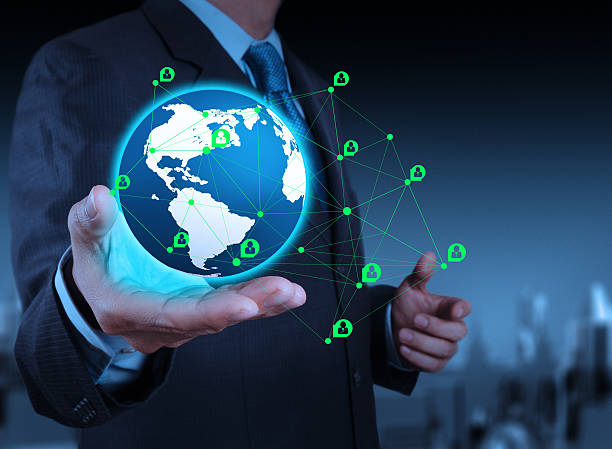 istock businessman working with new modern computer show social network 175475917