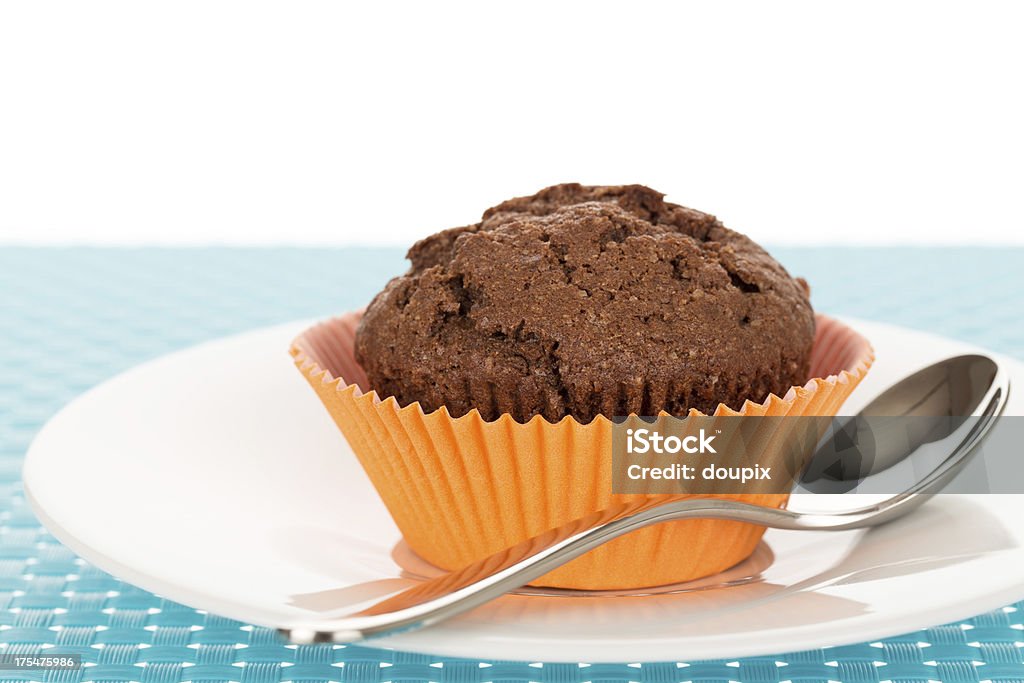 Muffin de Placa - Royalty-free Almoço Foto de stock