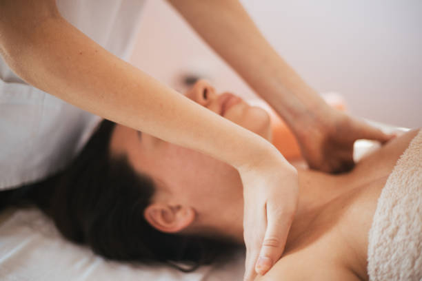 istock woman enjoys a massage 1754782231