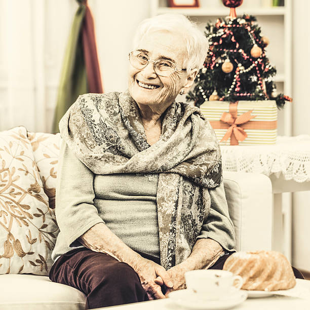 istock Happy grandmother at home 175478289