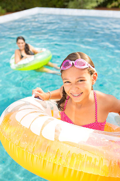istock Mother and Daughter at Pool 175479742