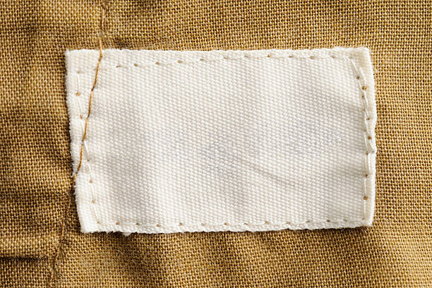 em branco branco roupas label - white textile linen textured - fotografias e filmes do acervo