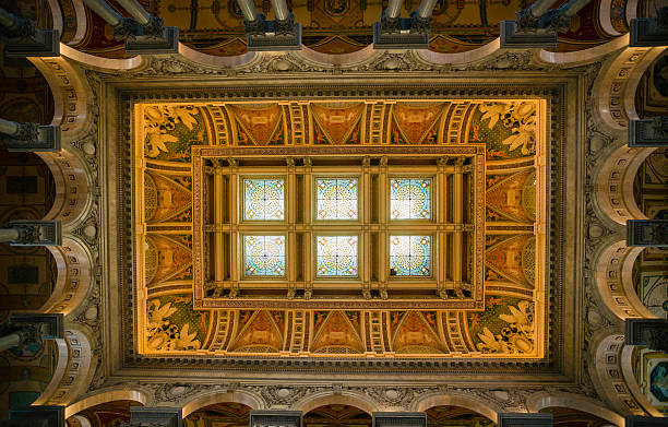 istock Ceiling Great Hall Library of Congress, Washington, D.C. USA 175482285