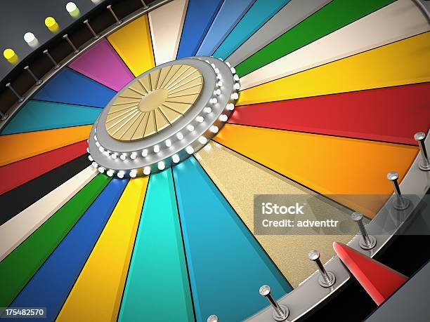 Prize Wheel Stock Photo - Download Image Now - Wheel, Spinning, Incentive